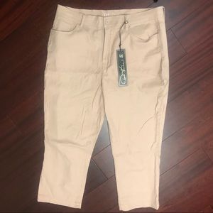 Diane Gilman DG2 Dusty Rose Crop Pants Sz 16